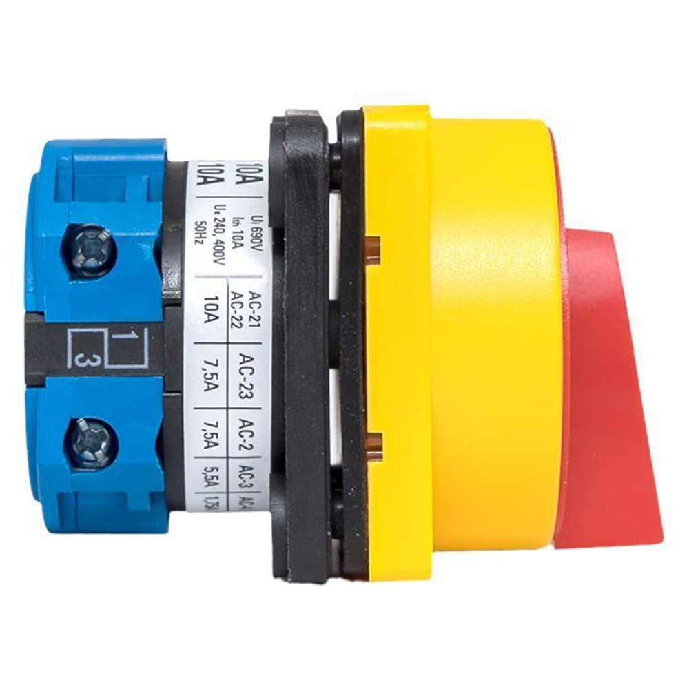 Переключатель кулачковый ПК-1-21 10А 1п "1-0-2" с блокировкой IP65 PROxima EKF pk-1-21-10-a65