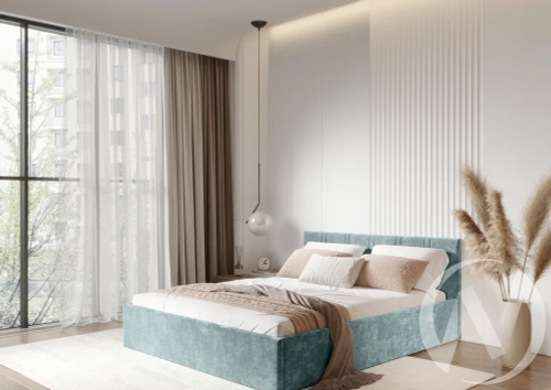 Кровать Ника 1;6 КР-18 (шарли бриз)