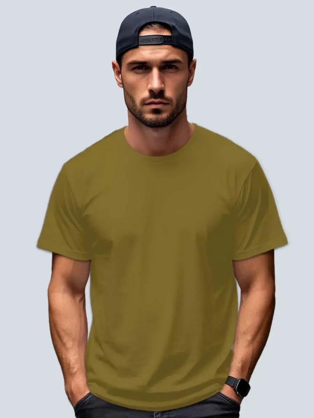 Футболка Взрослая.Премиум однотонная.Набор 2 шт