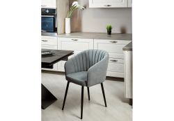 Стул на металлокаркасе Моншау velutto 52 / черный