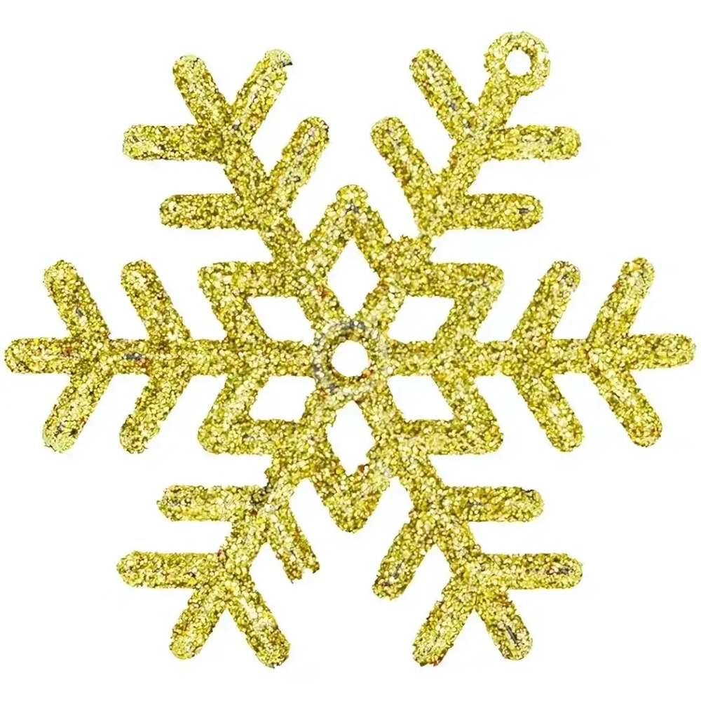 Ёлочное украшение Снежинки 3шт.9 см.