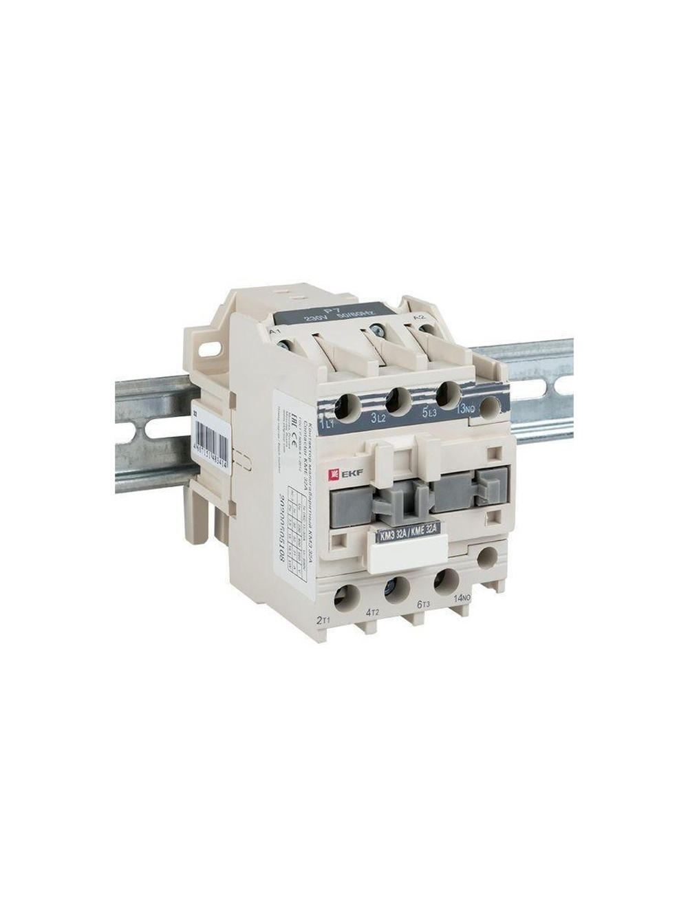 Контактор КМЭ 32А кат. 220В AC 1НЗ EKF ctr-s-32-220-nc