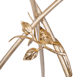 Столик декоративный Зарнички Санфлауэр Айвори Мраморное золото