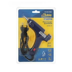 Клеевой пистолет 7 мм профессиональный, для рукоделия, KUBIS, 20 (65) Вт, 5-13 г/мин