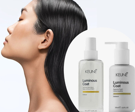 Luminous Coat: Революция в уходе за волосами от Keune – эффект ламинирования для сияния и здоровья