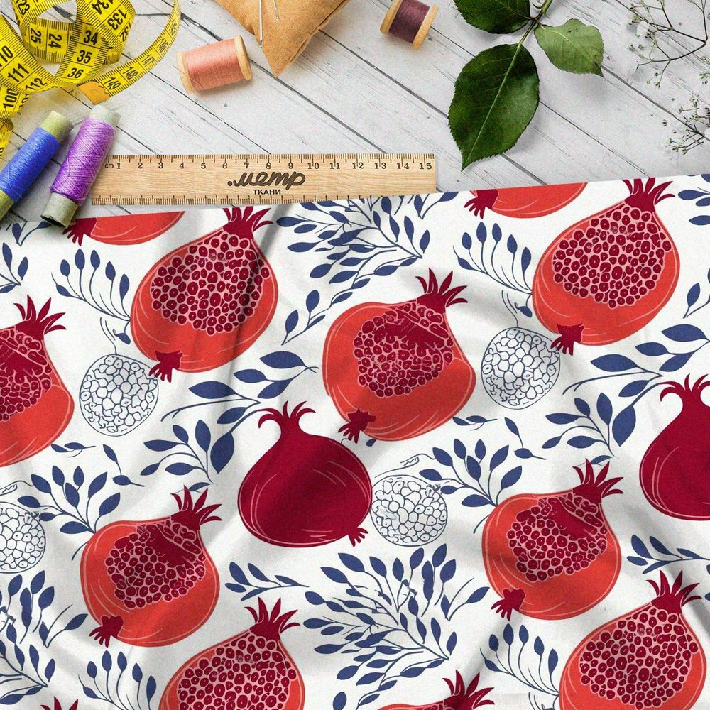 Ткань премиум дюспо плоды граната