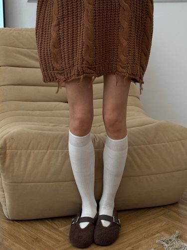 Коричневый хлопковый оверсайз свитер с косами