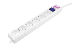Сетевой фильтр удлинитель Power Cube "КУБ", 6 розеток, 3*1.5мм, 16А, 3 метра