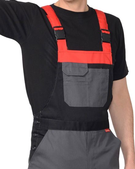 Полукомбинезон "Сириус-Фаворит-Мега" (серый/красный/черный)