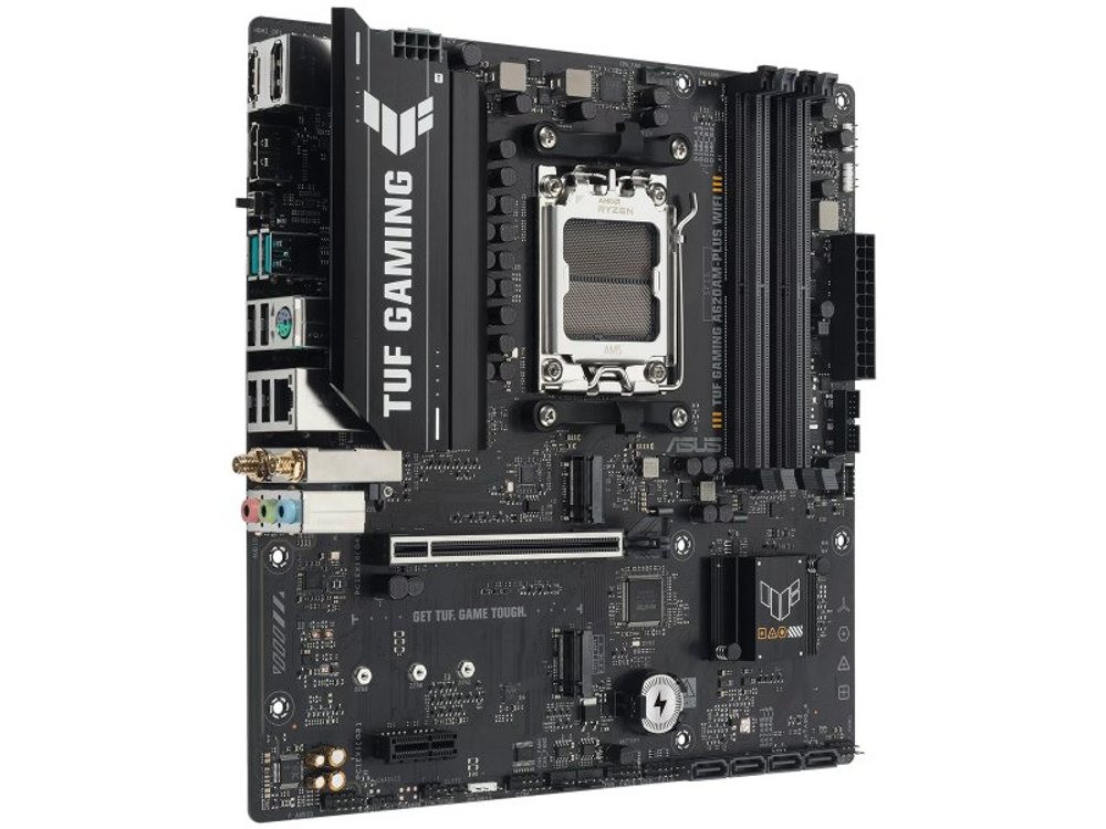 Материнская плата Asus Tuf Gaming A620am-plus Wifi, Socket AM5, AMD A620A, mATX, RTL [90MB1MZ0-M0EAY0]