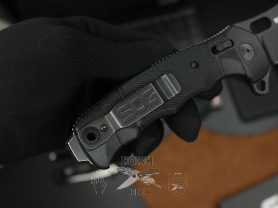 Складной нож SOG, 12-21-02-57 SEALXR c клинком из стали CPM-S35VN, рукоять FRN