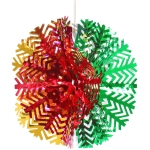 Украшение фольгированное «Снежный шар» d-30 см, Мультицвет