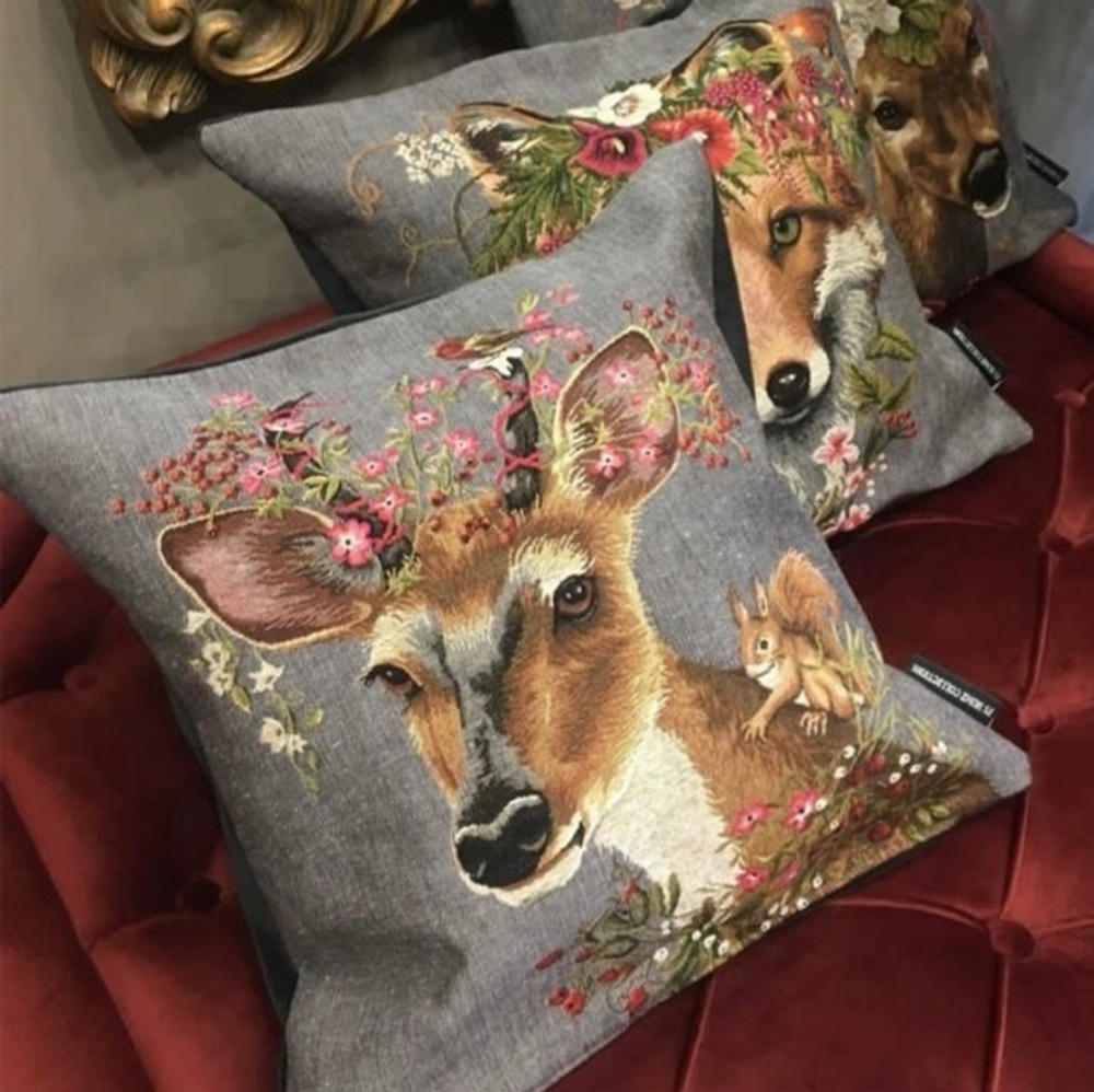 Подушка Лиса/Олень
