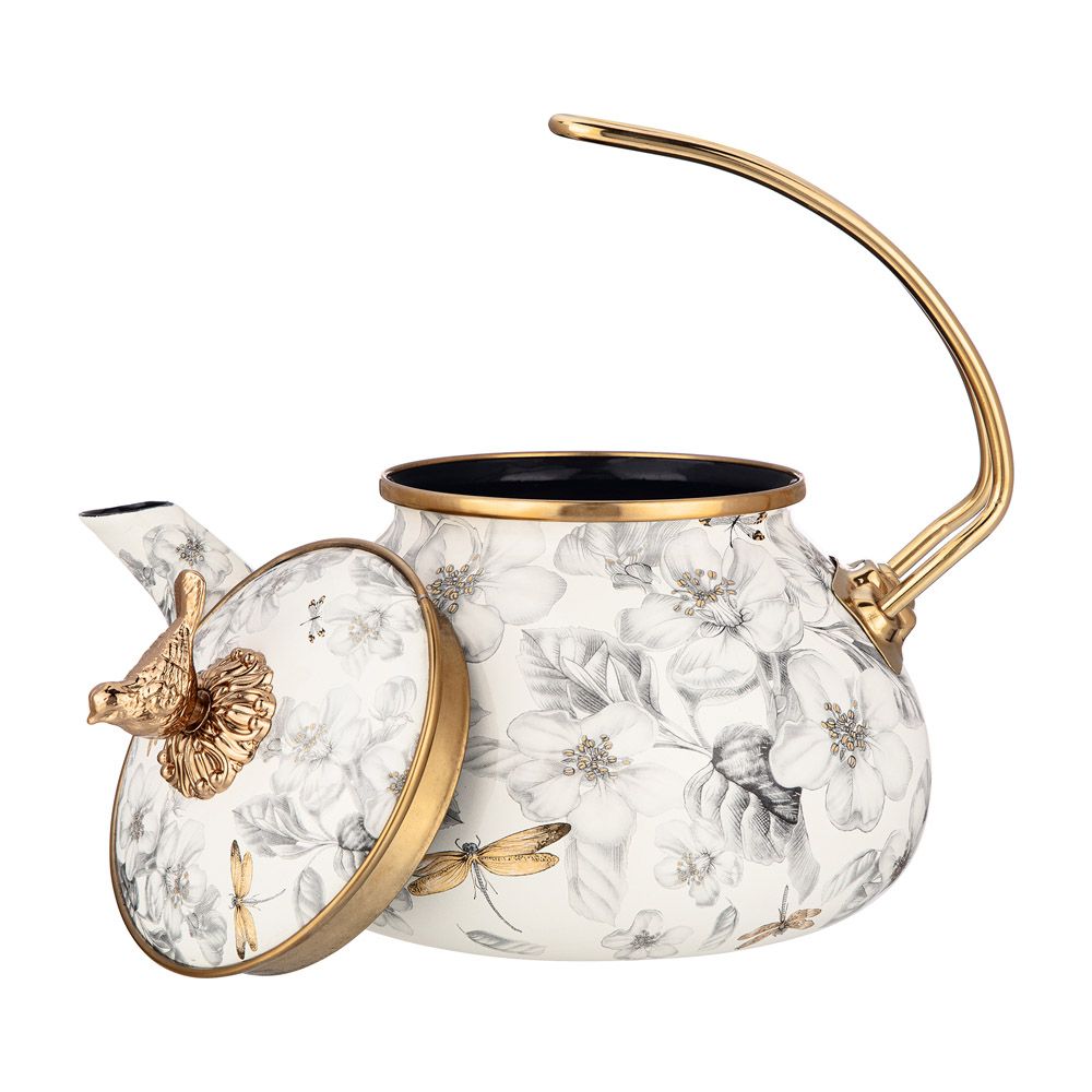 ЧАЙНИК ЭМАЛИРОВАННЫЙ LEFARD, СЕРИЯ ЯБЛОНЕВЫЙ САД, 2,2Л ПОДХОДИТ ДЛЯ ИНДУКЦИОН.ПЛИТ