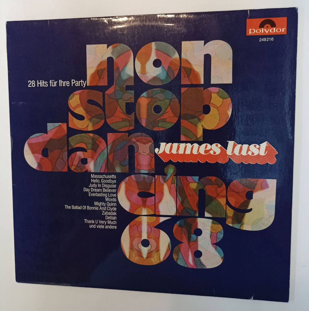 Винтажная виниловая пластинка LP James Last Non Stop Dancing 68 (Germany 1968)