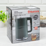 Чайник электрический 1,7л SA-2174GR малахит