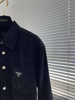Вельветовая рубашка Prada