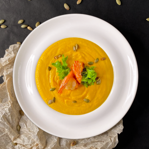 Сливочный крем-суп из тыквы