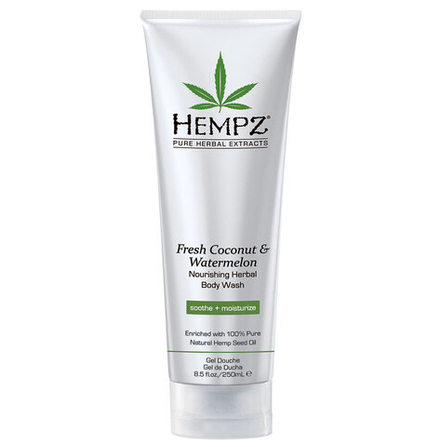 HEMPZ Гель для душа Кокос и Арбуз 250ml / Fresh Coconut&Watermelon Nourishing Herbal Body Wash