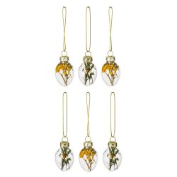 GAEM Набор из 6-ти изделий декоративных подвесных "Яйцо пасхальное" (3*5,5), L12 W11 H3,5 см