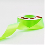 Лента Атласная 2,5см х 28м Полиэстер класс А (Зеленый)
