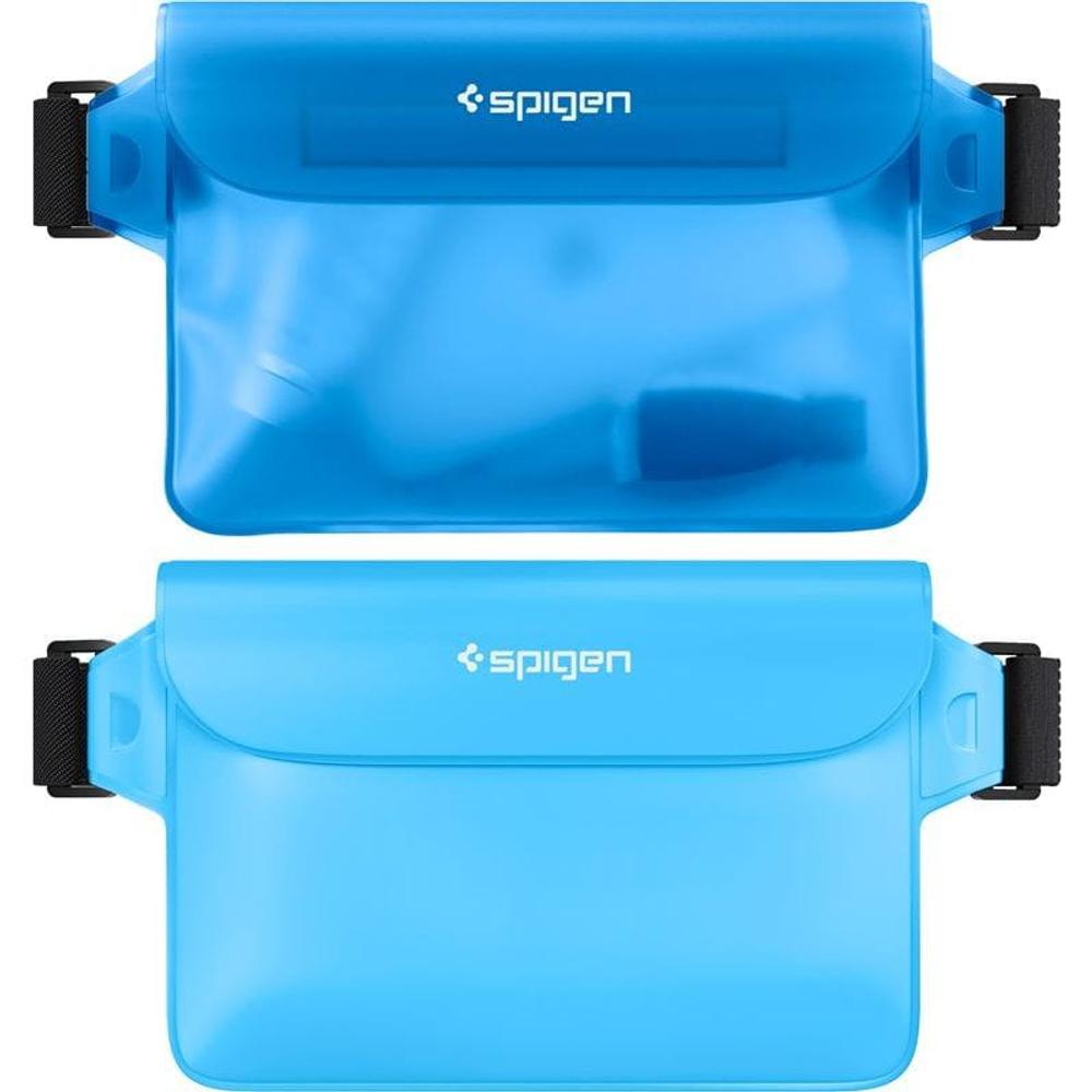 Водонепроницаемая сумка Spigen Aqua Shield WaterProof Waist Bag A620 2 Pack, sea blue