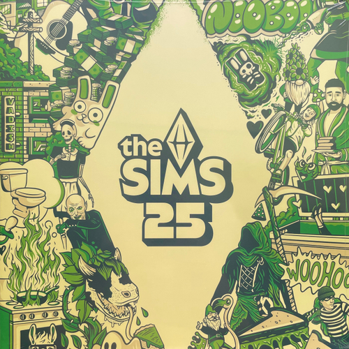 The Sims 25 2LP (Европа 2025г.) Metallic Shiny Green Т
