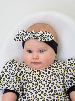 Платье-боди детское леопардовое