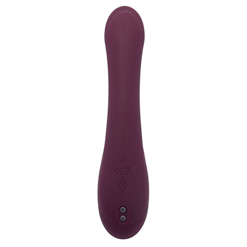 Фиолетовый изогнутый вибратор 20,3см для стимуляции зоны G Selove CurveRush Precision Power for Your Sweetest G-Spot Purple