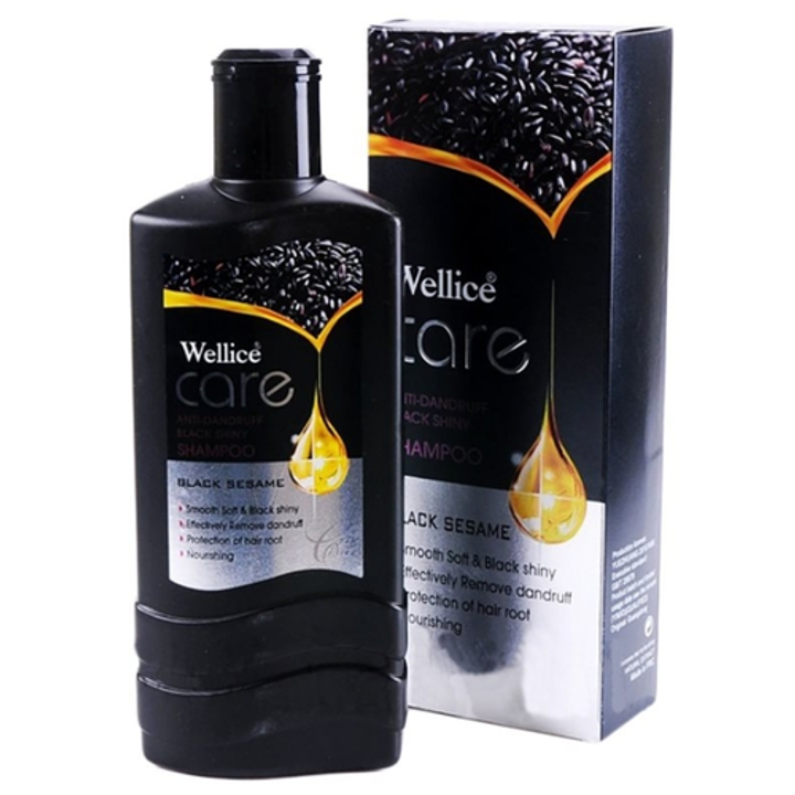 Шампунь Wellice Care Черный кунжут от перхоти Black Sesame Anti-Dandruff 400 г