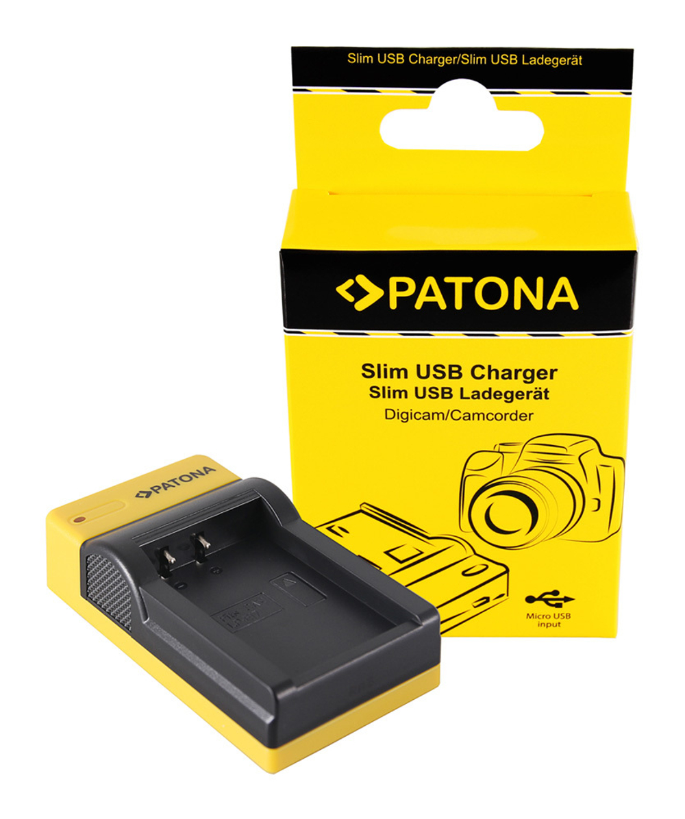 PATONA Slim micro-USB Charger для аккумулятора LP-E17