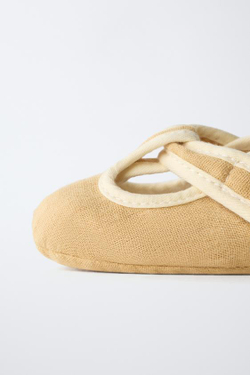 ZARA ХЛОПКОВЫЕ САНДАЛИИ, РАЗНОЦВЕТНЫЙ