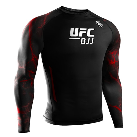 Рашгард Hayabusa UFC BJJ - Black/Red