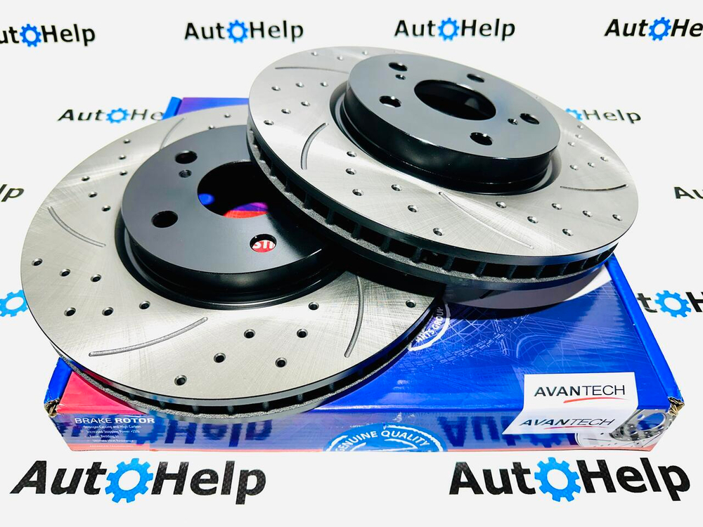 Диск тормозной перфорированный Avantech BR5015FR передний правый 296mm