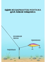 Тирольская палочка для рыбалки 4 гр, набор 5 шт.