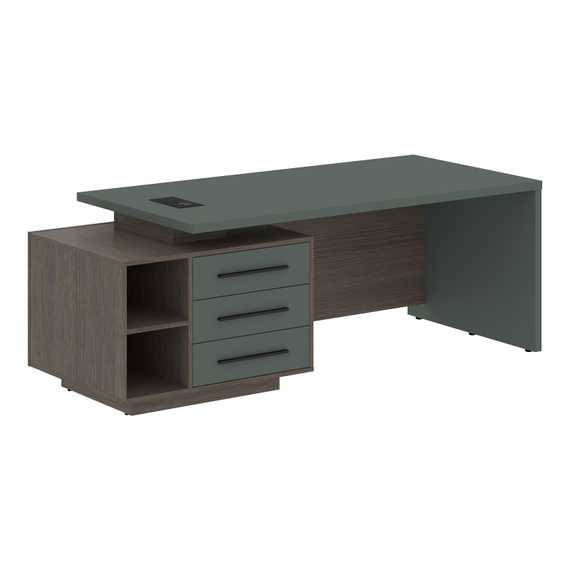 Стол руководителя с тумбой VCT 2190(L)  2100х900х750 VELION
