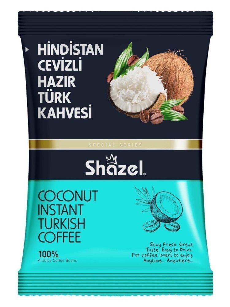 Кофейный напиток Shazel Кокос 100 г x 4 шт