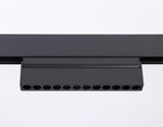 Светильник светодиодный поворотный для шинопровода Magnetic GL4048 BK черный IP20 12W 4200K 48V 24° 223*22*105