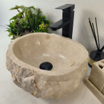 Раковина из мрамора Erozy Cream EM-65324 35*30*15 0868