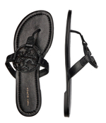 Кожаные вьетнамки MILLER DECO TORY BURCH - черный(161424)