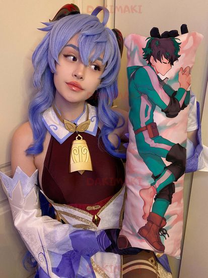 Мини дакимакура Изуку Мидория из Моя геройская академия арт. M0273, 60х20 см