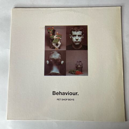 Винтажная виниловая пластинка LP Pet Shop Boys Behaviour (Россия 1992)