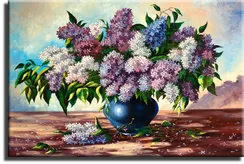 Постер "Сирень в вазе"