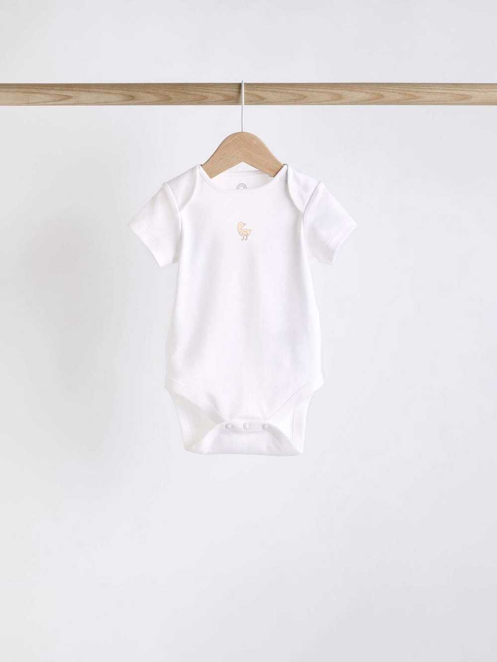 Боди с коротким рукавом для малышей Next K79-873, 5 шт., Белый