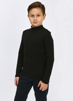 Водолазка д/мальчика В-52/12 р.128 "Граффити-12" черный (Ивашка)