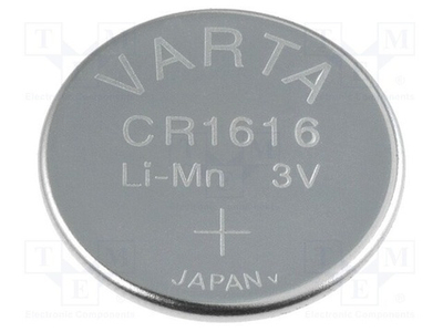 CR 1616 (6616101501), элемент питания, VARTA