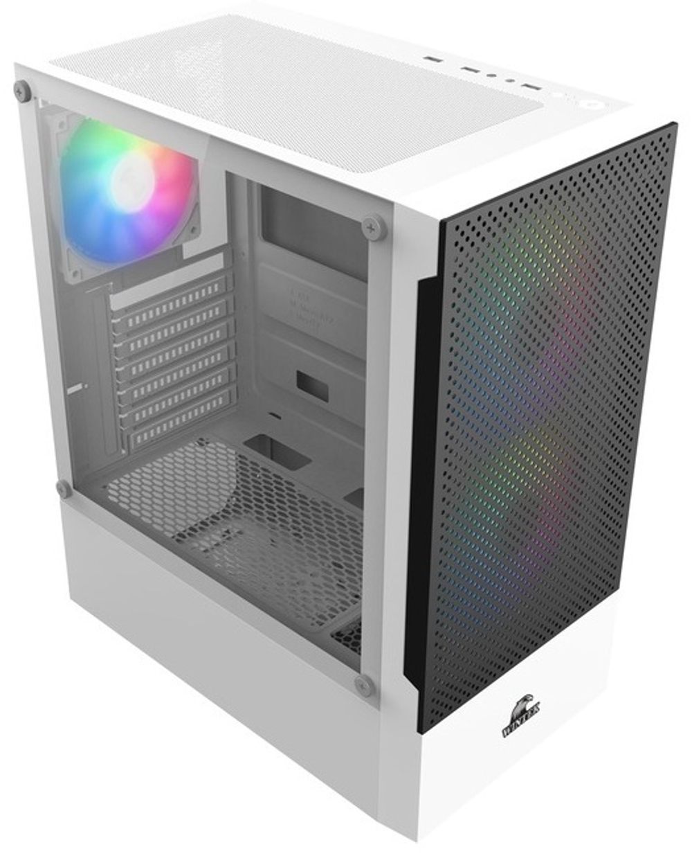 Корпус Wintek Shadow PRO 801 W-M TG белый