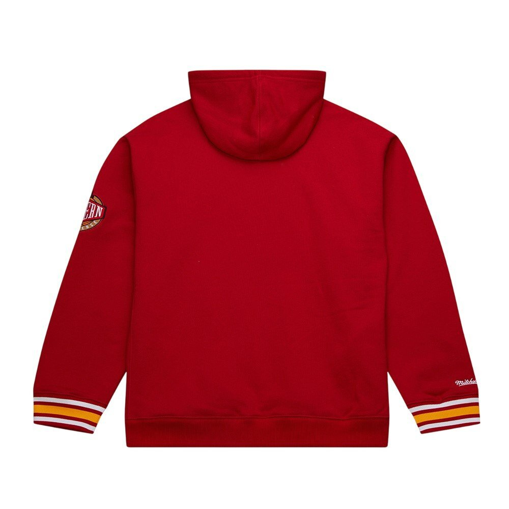 Баскетбольная толстовка Mitchell&Ness NBA Chainstitch Fleece Vintage Logo Houston Rockets Sweatshirt Red