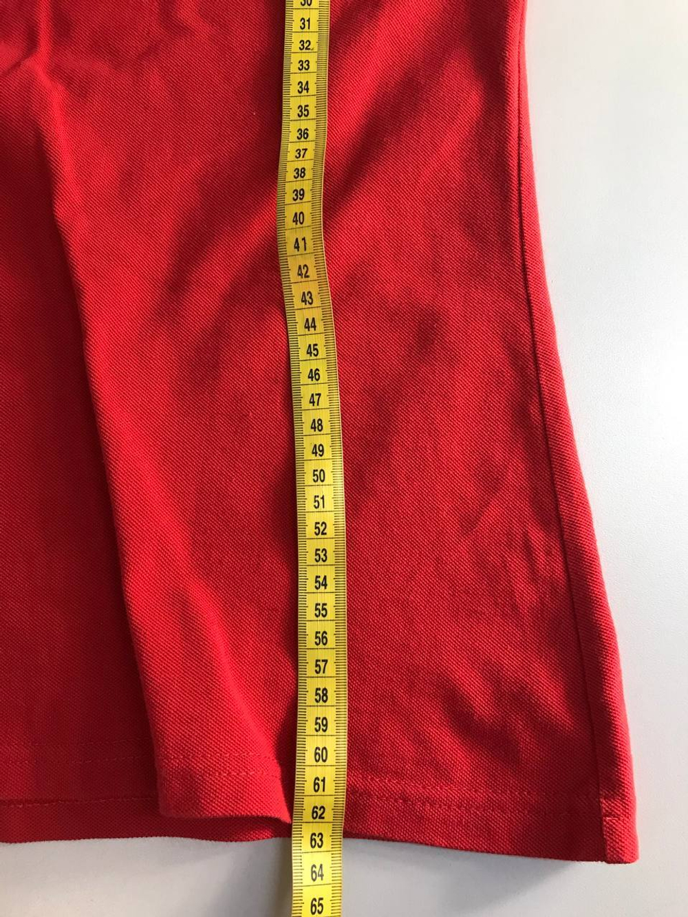 Футболка-поло практичная, визуально 46 размер