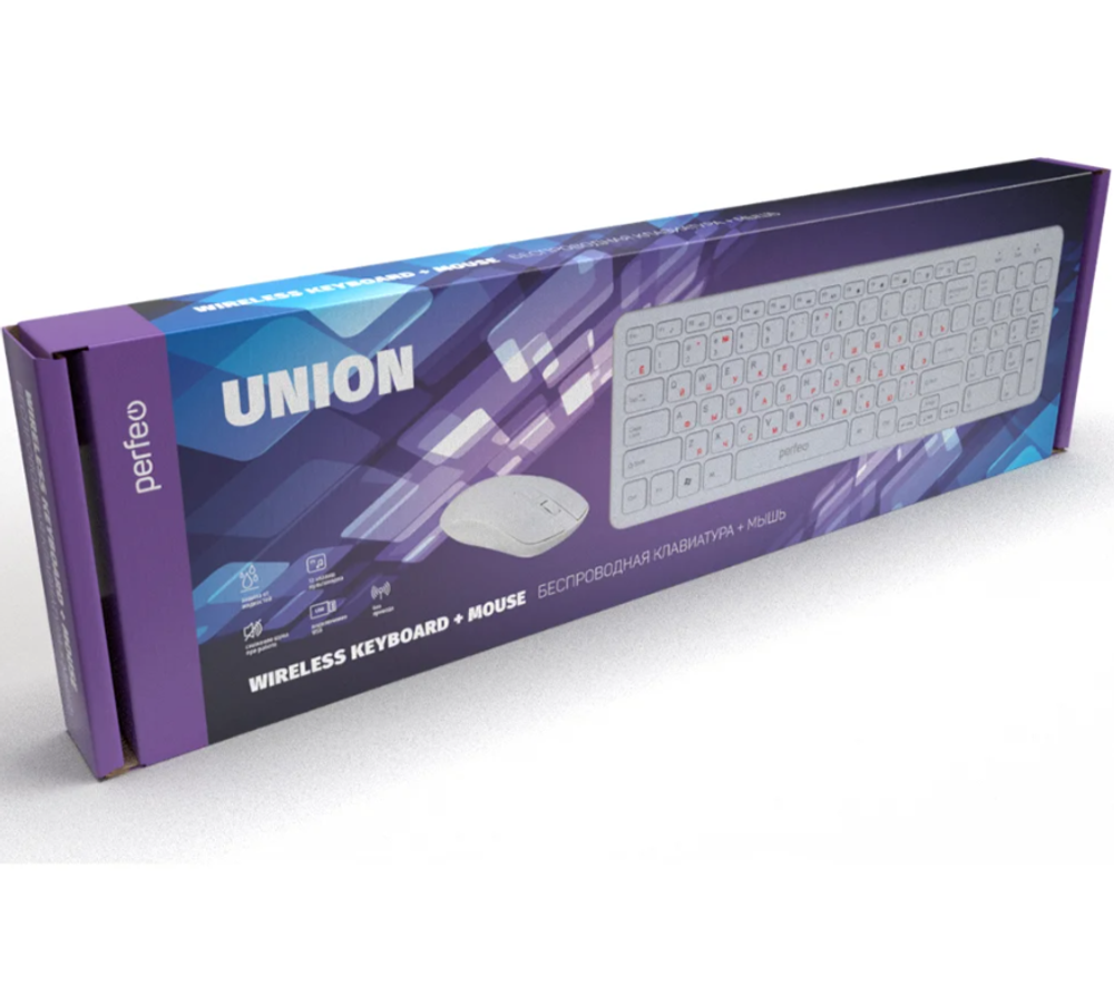 Клавиатура + мышь Perfeo PF-B4899 Union (беспроводной)